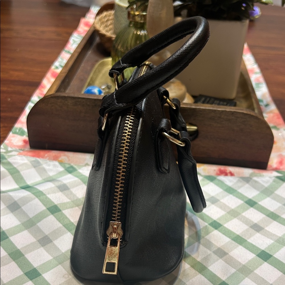 Mini Black Handbag - Picture 3 of 5